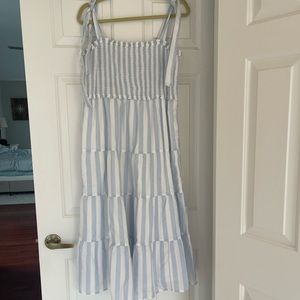 JCrew Striped MIDI Dress